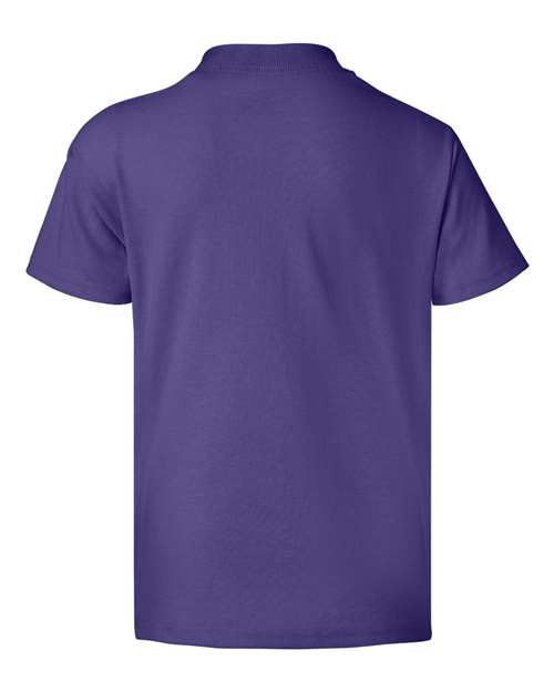 Hanes Youth EcoSmart 50/50 Cotton/Poly T-Shirt-3