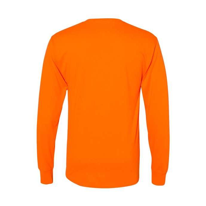 Men's Workwear Long Sleeve Pocket T-Shirt-2
