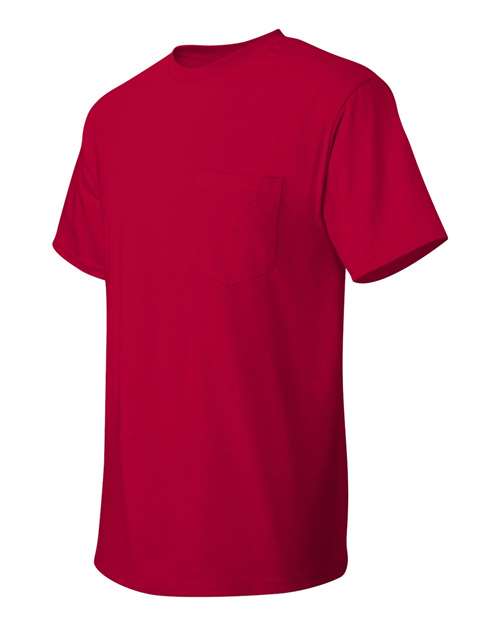 Hanes Men's Authentic 100% Cotton T-Shirt with Pocket-2