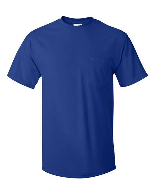 Hanes Men's Authentic 100% Cotton T-Shirt with Pocket-1