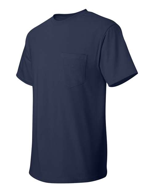 Hanes Men's Authentic 100% Cotton T-Shirt with Pocket-2