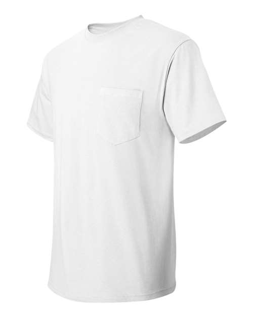 Hanes Men's Authentic 100% Cotton T-Shirt with Pocket-2