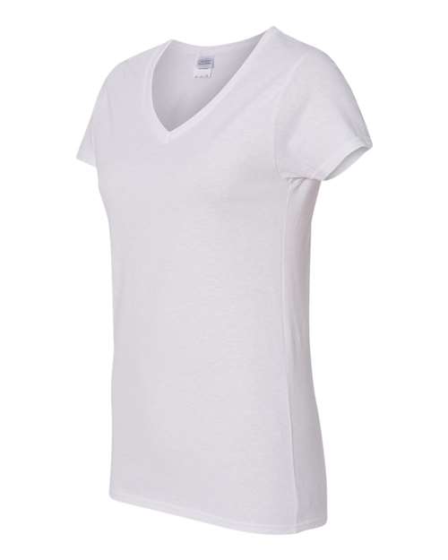 Gildan Women's Heavy Cotton V-Neck T-Shirt-2