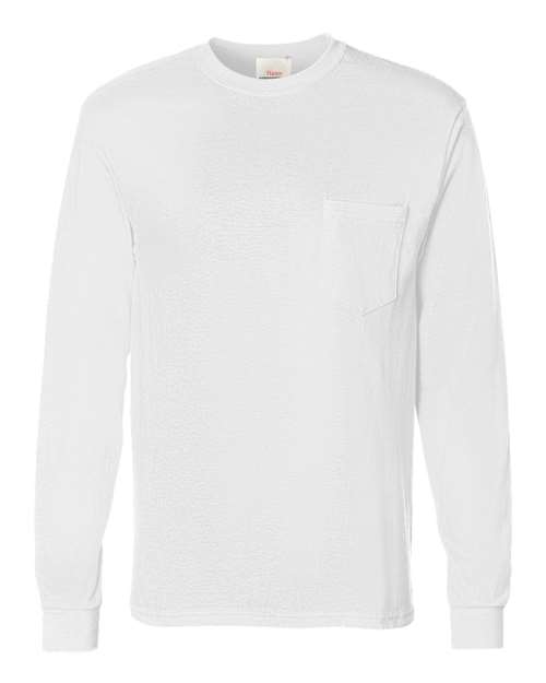 Men's Authentic Long Sleeve Pocket T-Shirt-1
