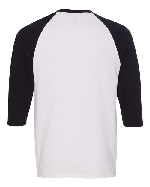 Gildan Men's Heavy Cotton Raglan Three-Quarter Sleeve T-Shirt-3