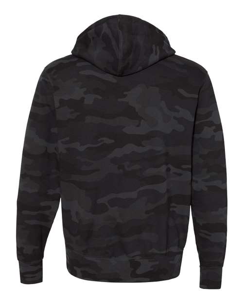 Independent Trading Co. Men's Lightweight Full-Zip Hooded Sweatshirt-2