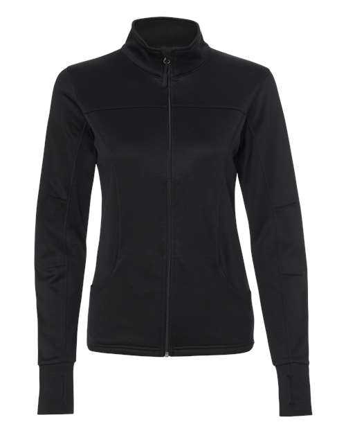 Independent Trading Co. Women's Poly-Tech Full-Zip Track Jacket-1