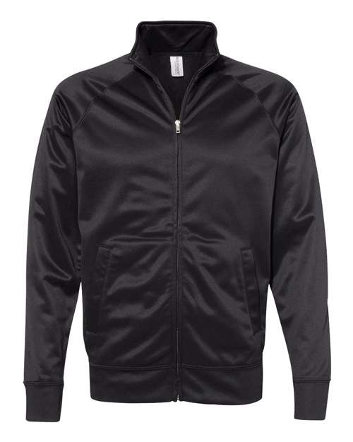 Independent Trading Co. Men's Lightweight Poly-Tech Full-Zip Track Jacket-1
