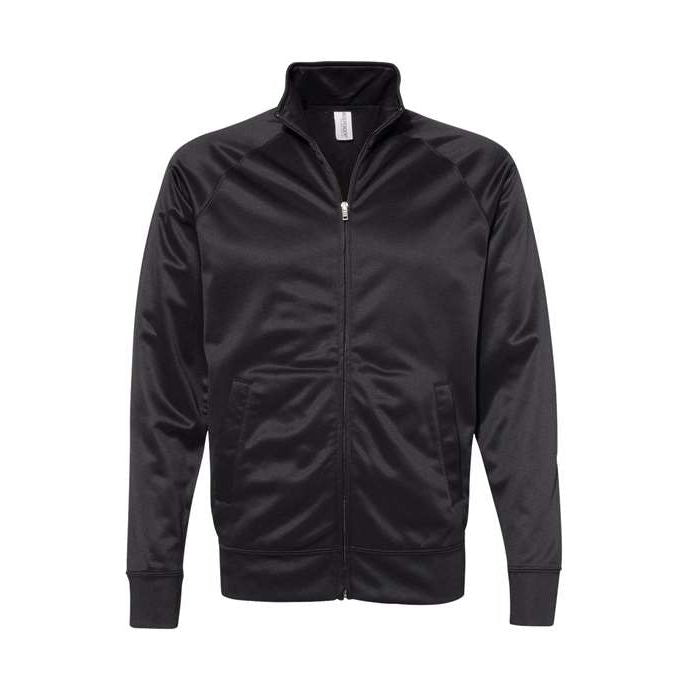 Independent Trading Co. Men's Lightweight Poly-Tech Full-Zip Track Jacket-1