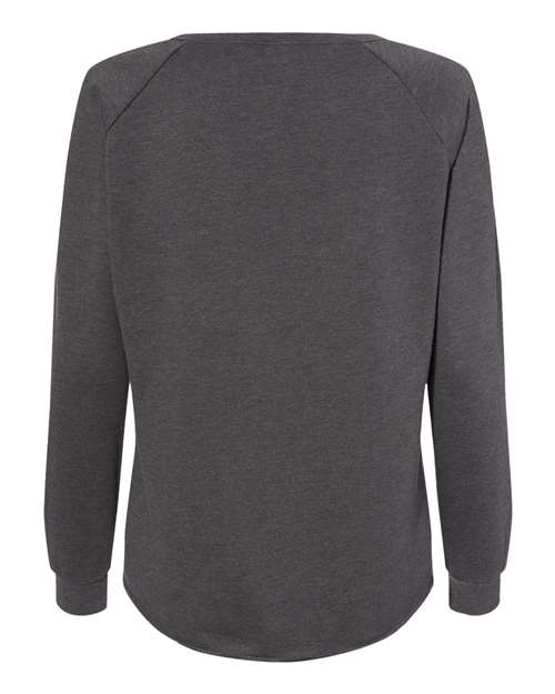 Independent Trading Co. Women's California Wave Wash Crewneck Sweatshirt-2