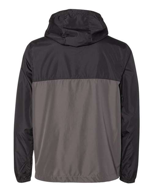 Independent Trading Co. Men's Lightweight Windbreaker Full-Zip Jacket-2