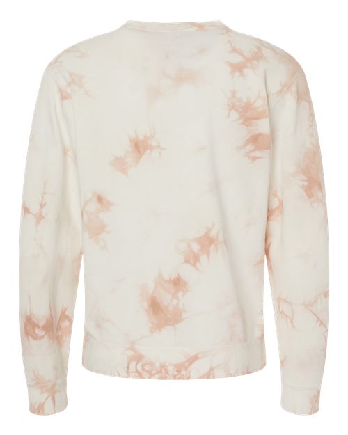 Independent Trading Co. Men's Midweight Tie-Dyed Crewneck Sweatshirt-2