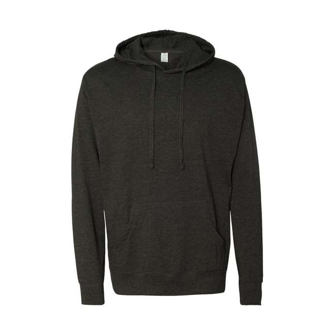 Independent Trading Co. Men's Lightweight Hooded Pullover T-Shirt-1