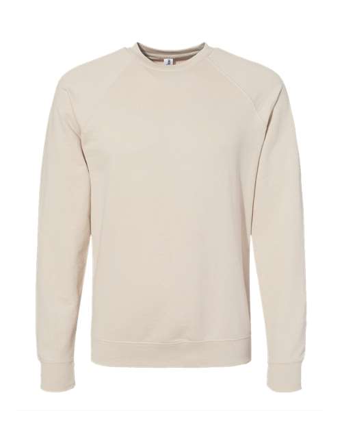 Independent Trading Co. Men's Icon Lightweight Loopback Terry Crewneck Sweatshirt-1