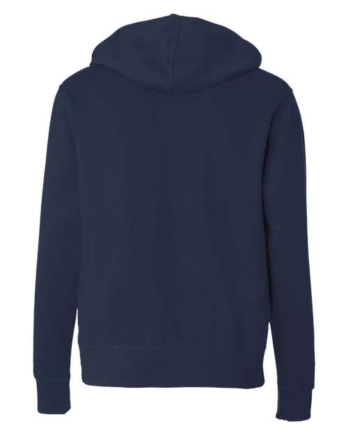 Independent Trading Co. Men's Lightweight Full-Zip Hooded Sweatshirt-2