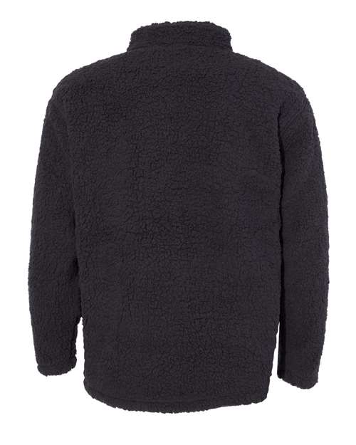 J. America Men's Sherpa Quarter-Zip Pullover-2
