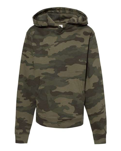 Independent Trading Co. Youth Midweight Hooded Sweatshirt-1