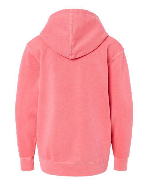 Independent Trading Co. Youth Midweight Pigment-Dyed Hooded Sweatshirt-2