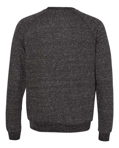 JERZEES Men's Snow Heather French Terry Crewneck Sweatshirt-2
