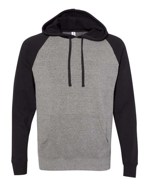 Independent Trading Co. Men's Special Blend Raglan Hooded Sweatshirt-1