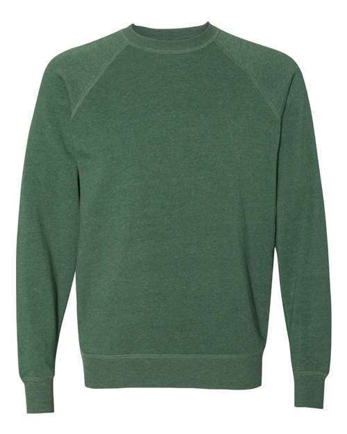 Independent Trading Co. Men's Special Blend Raglan Crewneck Sweatshirt-1