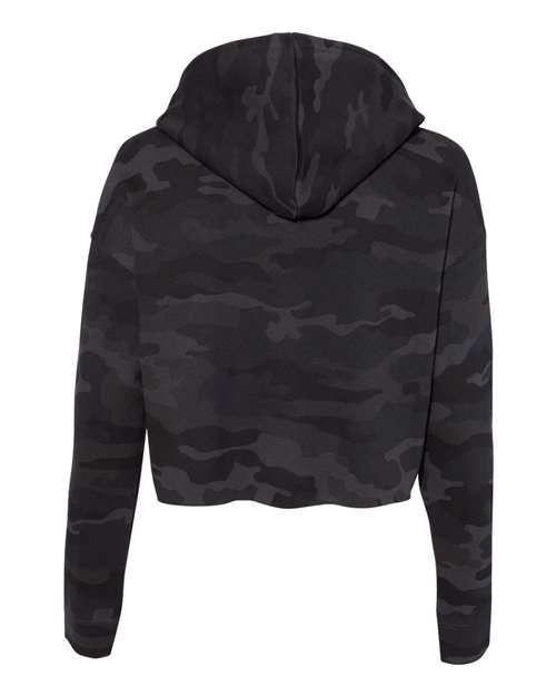 Independent Trading Co. Women’s Lightweight Crop Hooded Sweatshirt-2