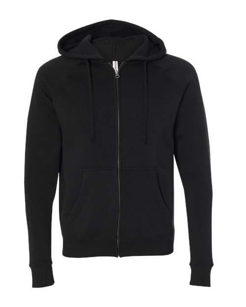 Independent Trading Co. Men's Special Blend Raglan Full-Zip Hooded Sweatshirt-1