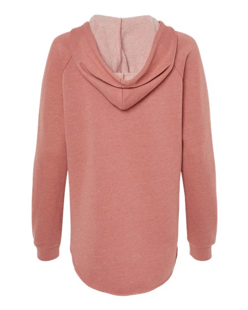Independent Trading Co. Women’s Lightweight California Wave Wash Hooded Sweatshirt-2