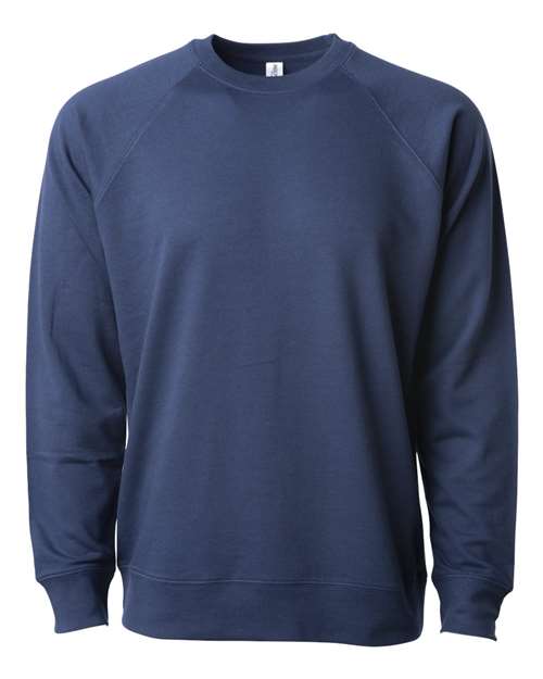 Independent Trading Co. Men's Icon Lightweight Loopback Terry Crewneck Sweatshirt-1