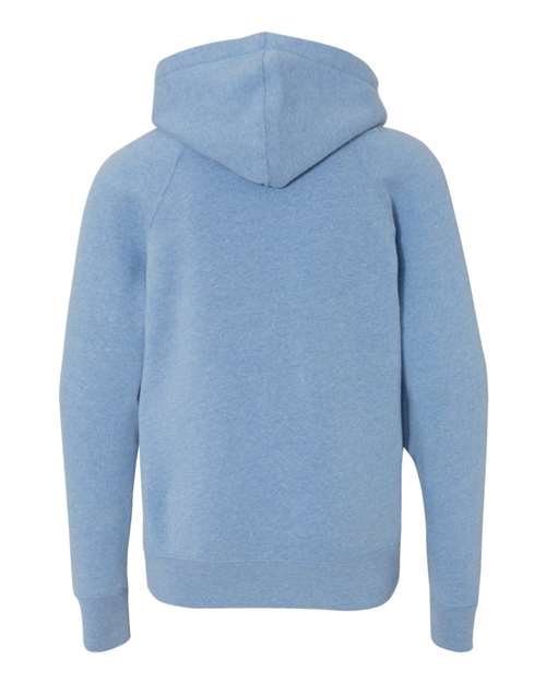 Independent Trading Co. Youth Lightweight Special Blend Raglan Hooded Sweatshirt-2