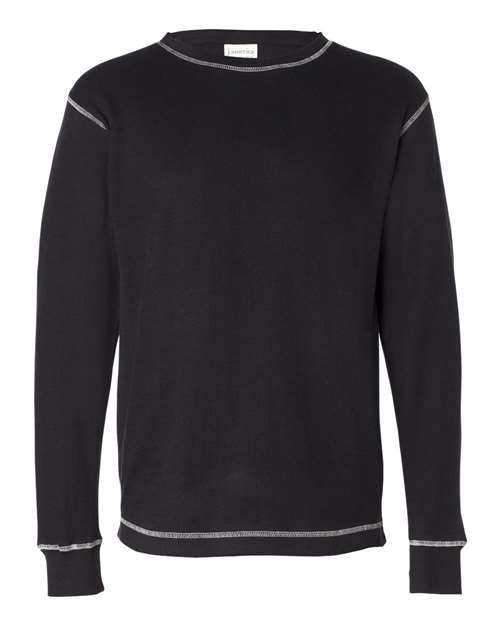 J. America Men's Vintage Thermal Long Sleeve T-Shirt-1