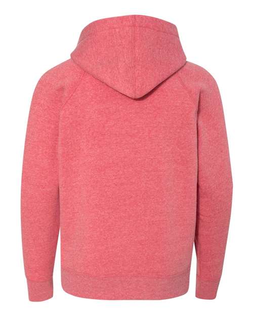 Independent Trading Co. Youth Lightweight Special Blend Raglan Hooded Sweatshirt-2