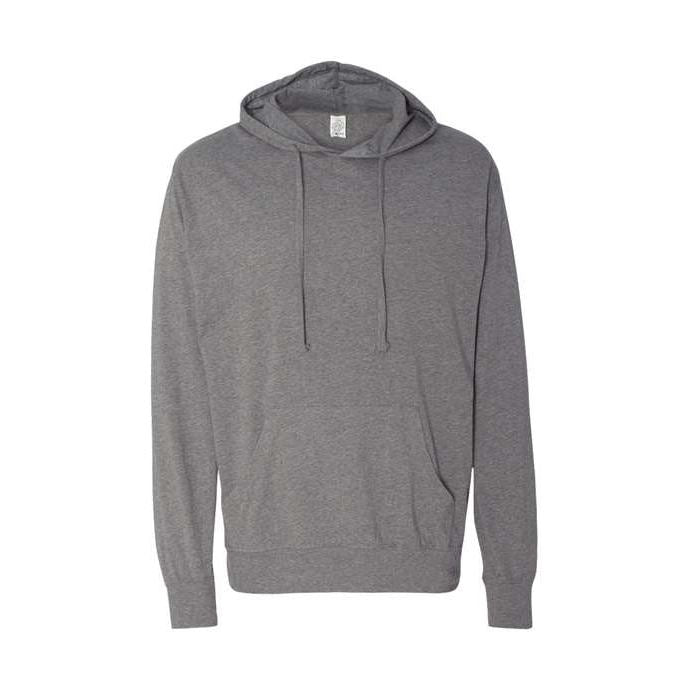 Independent Trading Co. Men's Lightweight Hooded Pullover T-Shirt-1
