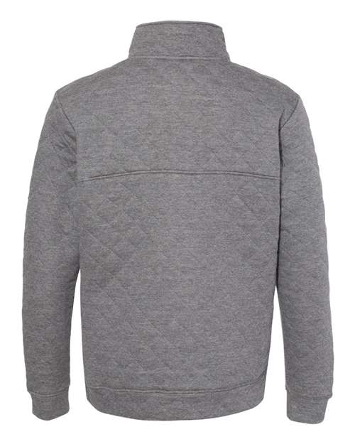 J. America Men's Quilted Half-Snap Pullover-2