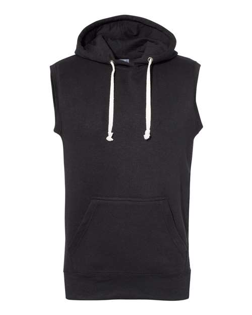 J. America Men's Triblend Sleeveless Hooded Sweatshirt 8097-1