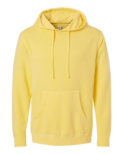Independent Trading Co. Men's Midweight Pigment-Dyed Hooded Sweatshirt-1