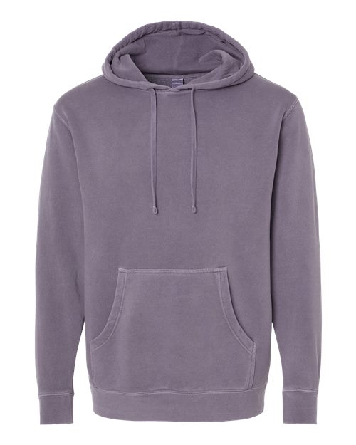 Independent Trading Co. Men's Midweight Pigment-Dyed Hooded Sweatshirt-1