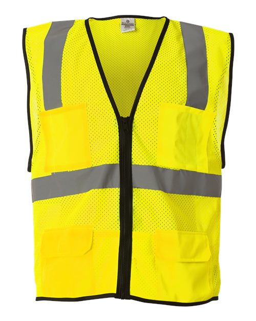 Kishigo Men's Economy Mesh 6-Pocket Vest-1