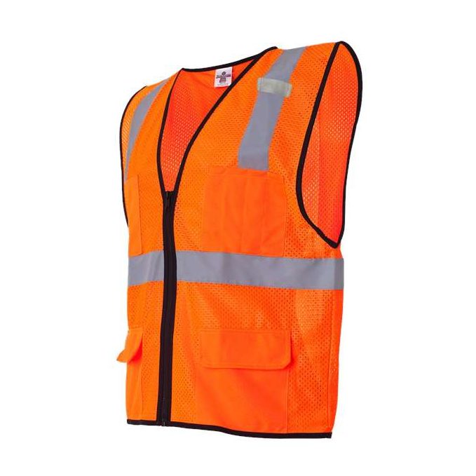 Kishigo Men's Economy Mesh 6-Pocket Vest-2