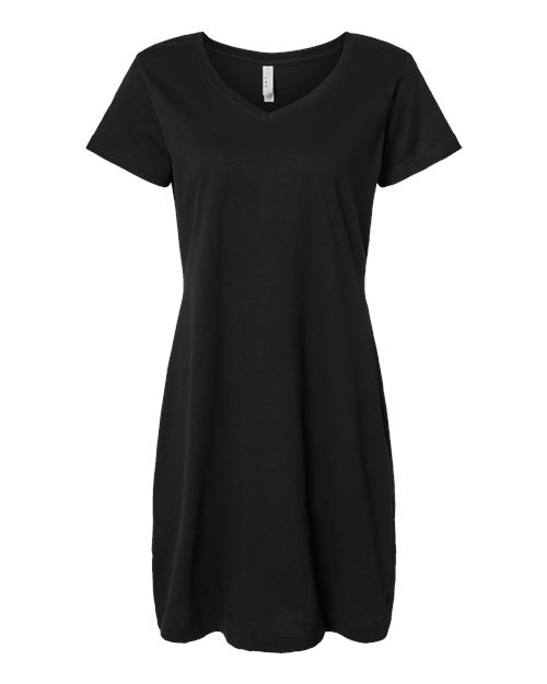 LAT Women's Fine Jersey V-Neck Coverup-1