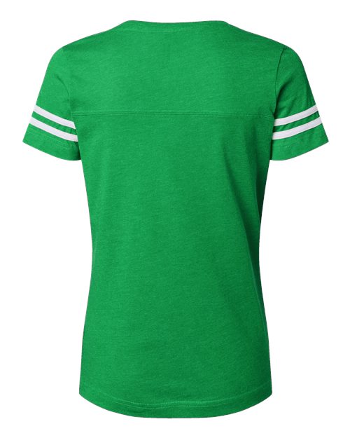 LAT Women's Football V-Neck Fine Jersey Tee-2