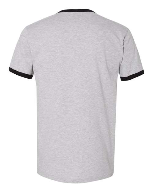 Next Level Men's Cotton Ringer T-Shirt-2