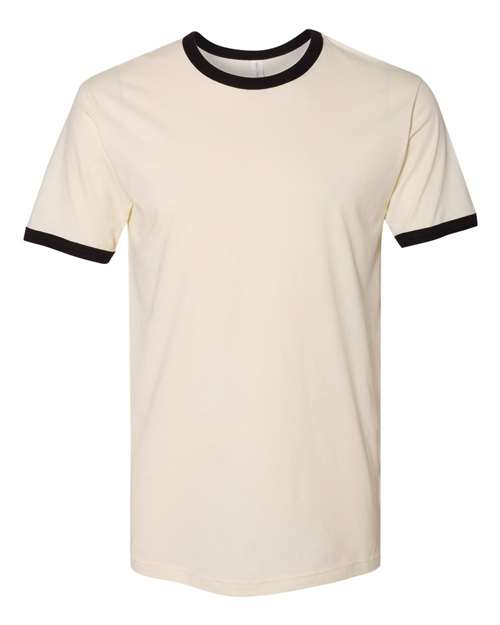 Next Level Men's Cotton Ringer T-Shirt-1