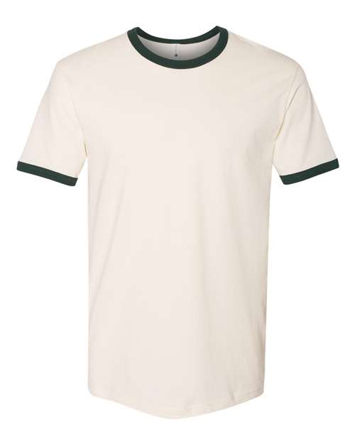Next Level Men's Cotton Ringer T-Shirt-1
