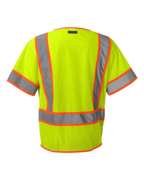 Kishigo Men's Ultra-Cool Six-Pocket Mesh Surveyor’s Vest-3