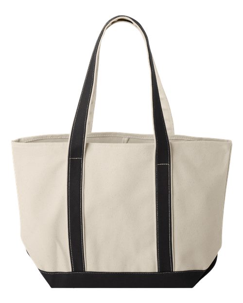 Liberty Bags Windward Large Cotton Canvas Classic Resort Tote-2