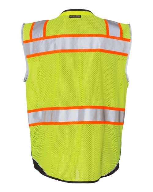 Kishigo Men's Premium Black Series Black Bottom Class 2 Vest-3