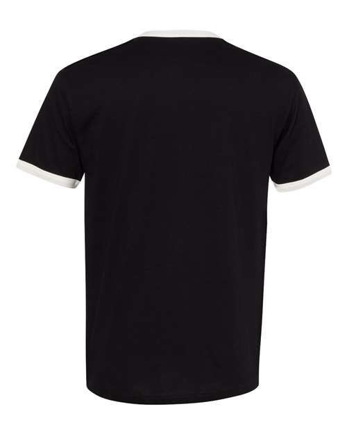 Next Level Men's Cotton Ringer T-Shirt-2