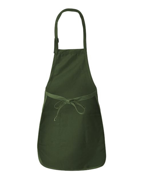 Q-Tees Full-Length Apron with Pockets-2