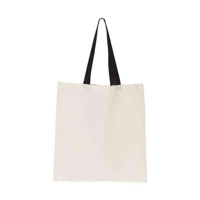 OAD Contrast-Color Handle Tote-1